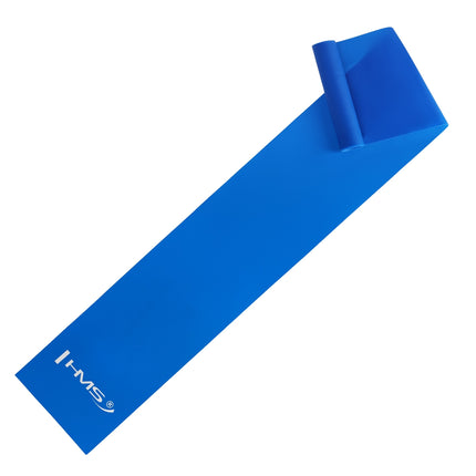 Banda de rezistenta albastra de fitness, 1200 x 120 x 0,5 mm