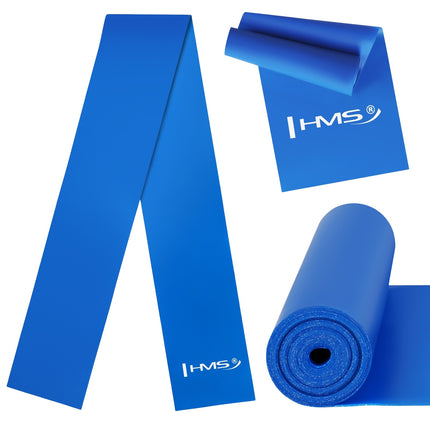 Banda de rezistenta albastra de fitness, 1200 x 120 x 0,5 mm
