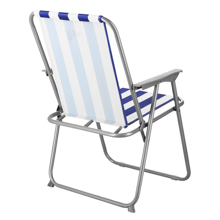 Scaun de camping pliabil albastru, usor, portabil
