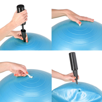 Blue Gymnastic Peanut Ball - Echipament pentru exerciții de stabilitate