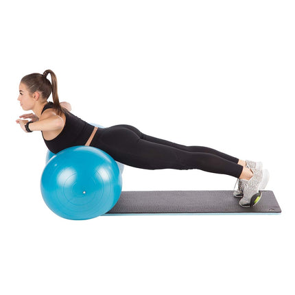 Blue Gymnastic Peanut Ball - Echipament pentru exerciții de stabilitate