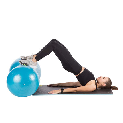 Blue Gymnastic Peanut Ball - Echipament pentru exerciții de stabilitate