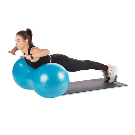 Blue Gymnastic Peanut Ball - Echipament pentru exerciții de stabilitate