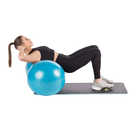 Blue Gymnastic Peanut Ball - Echipament pentru exerciții de stabilitate