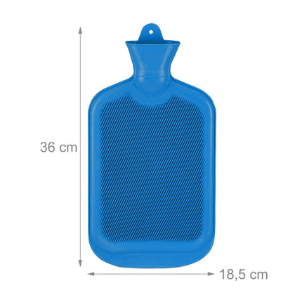 Sticla albastra cu apa calda 2L