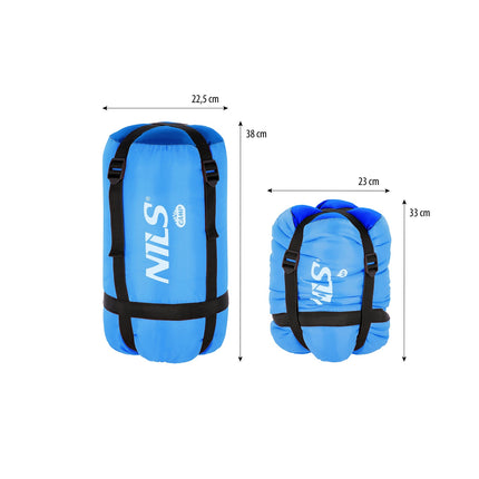 Sac de dormit Blue Junior, ușor, compact