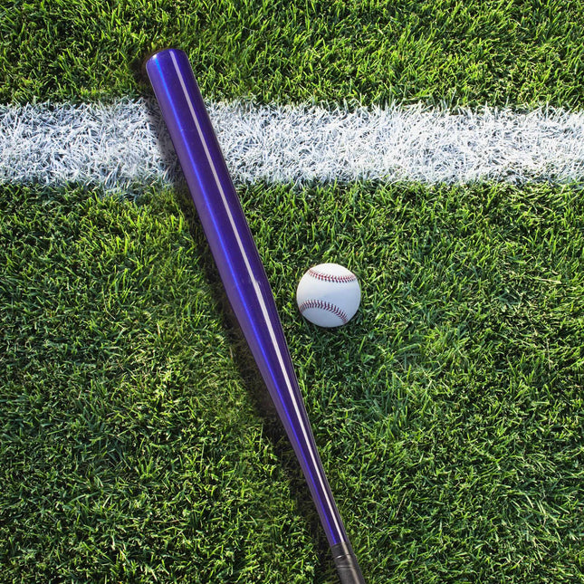 Bâtă de baseball din aluminiu albastru