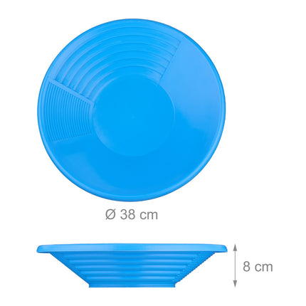 Blue gold catcher pan, 2-pack