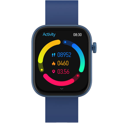 Bluetooth AMOLED Smart Watch Blue