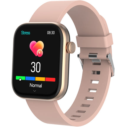 Bluetooth AMOLED Smart Watch Pink / Beige