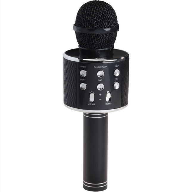 Bluetooth Karaoke Microphone with built-in speaker. Black
