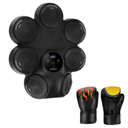 Aparat de box muzical Bluetooth cu mănuși – 9 programe