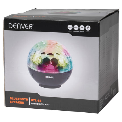 Bluetooth speaker with light