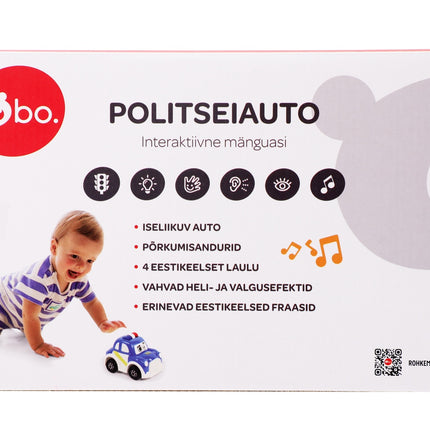 Mașină de poliție interactivă Bo (în limba estonă)