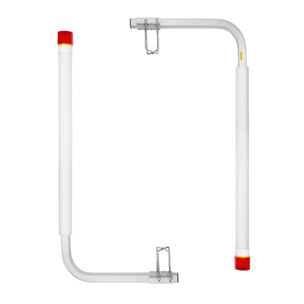 Boat Trailer Guide-Ons, 46 Inch, Solar LED, 2 Pack