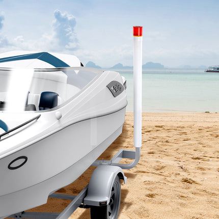Boat Trailer Guide-Ons, 46 Inch, Solar LED, 2 Pack