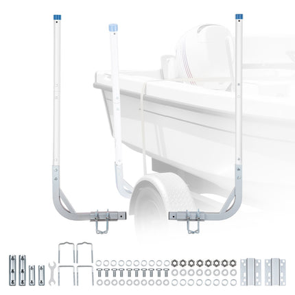 Boat Trailer Guide Poles, Adjustable 30.5–47.5 in, 2-Pack