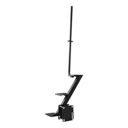 Boat Trailer Steps, 3-Step Side Mount with Handrail, Non-Slip