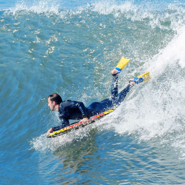 Placă de bodyboard, miez EPS de 33–41 inci, platformă XPE, lesă pentru încheietura mâinii