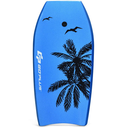 Bodyboard lightweight beach swimming board for children & adults 106cm blue