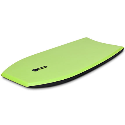 Bodyboard lightweight swimming board with EPS core & XPE surface for the beach for children & adults 105cm green