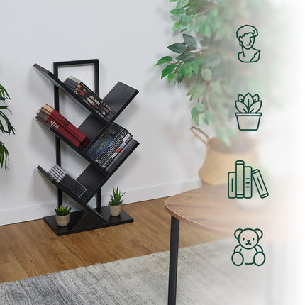 Bibliotecă 4 compartimente