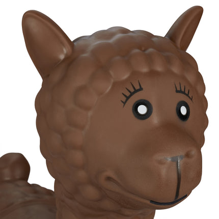 Lama animală care sărită în maro