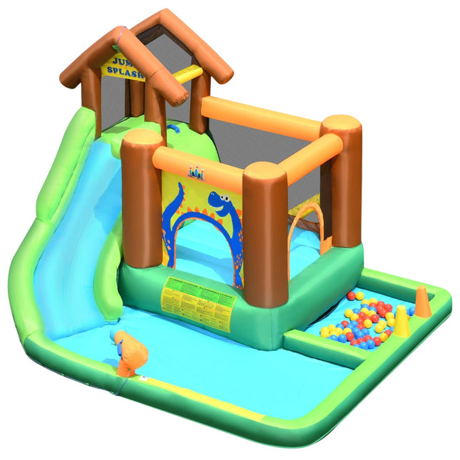 Castel gonflabil cu suflantă Parc cu tobogan gonflabil cu tobogan 368 x 303 x 230 cm Colorat