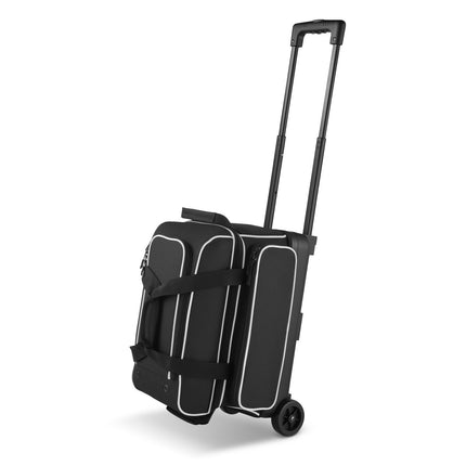 Bowling Ball Bag, 2-Ball Roller, Shoe Compartment Size 16