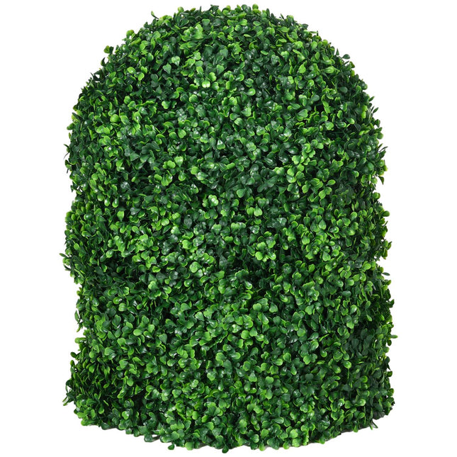 Set bile de cimiș de 2 plante artificiale cu protecție UV, pentru uz interior și exterior, verde