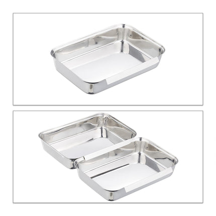 Set tavi pentru paine din otel inoxidabil