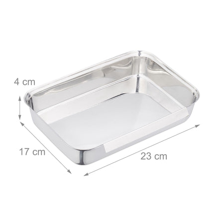 Set tavi pentru paine din otel inoxidabil