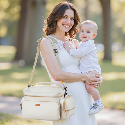 Breast Pump Bag, Insulated Storage, Waterproof Mat