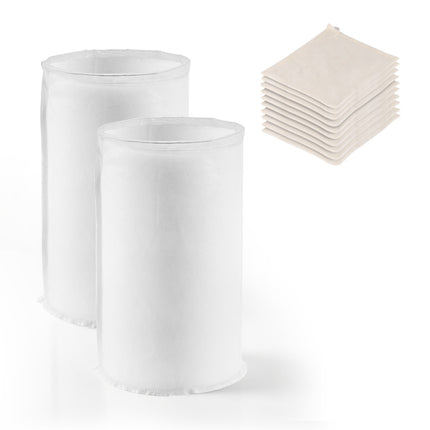 Brew Bags Set – 2 Grain, 10 Hop Fine Mesh