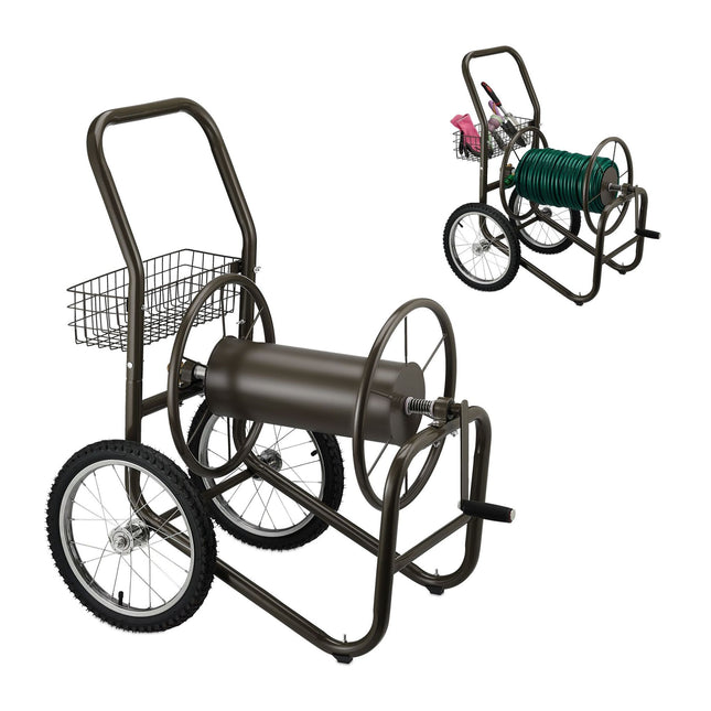 Brown Hose Trolley with Basket