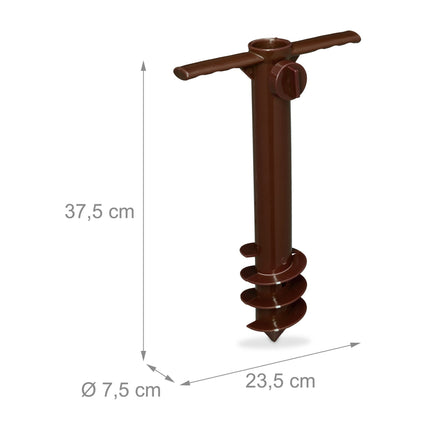 Brown Parasol Screw-in Holder