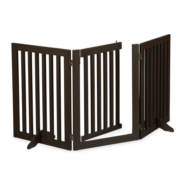 Poarta de securitate maro cu usa 70 cm