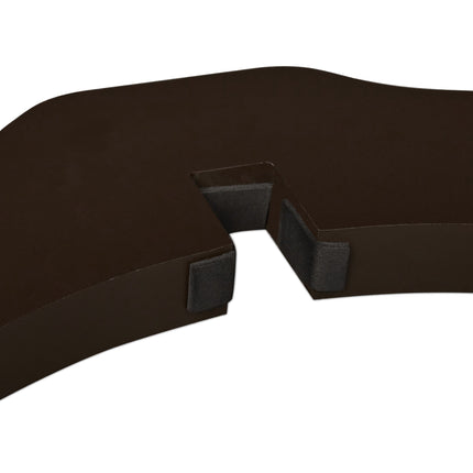 Brown security gate with door 70 cm