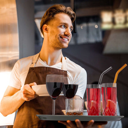 Tava de servire maro pentru catering