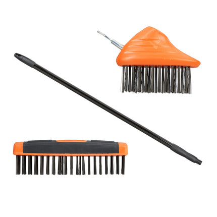 Set de perii cu maner telescopic