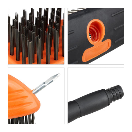 Set de perii cu maner telescopic