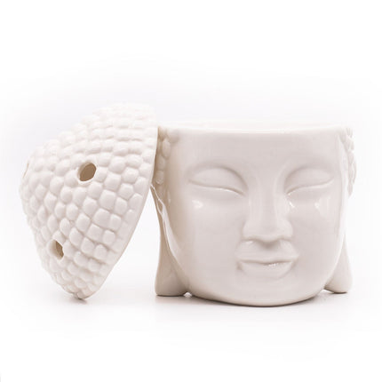 Lampă de aromă ceramică Buddha pentru uleiuri esențiale