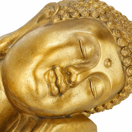 Statuie lui Buddha cu capul pe genunchi