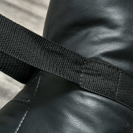 Geantă bulgărească Geantă de antrenament de forță de 20 kg pentru antrenament eficient cu greutăți, cu mânere și curele de transport, nisip metalic, negru