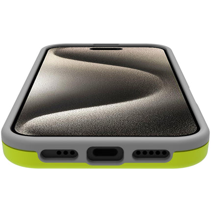 Bumper iPhone 16 Pro White/Lime Green