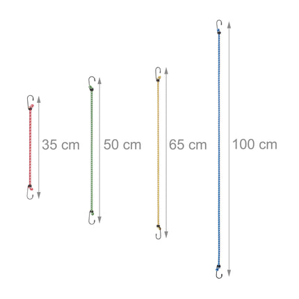 Bungee Cord Set Of 12 4 Sizes