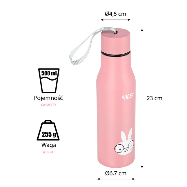Cupă termică Bunny – izolată, rezistentă la scurgeri, 12 oz