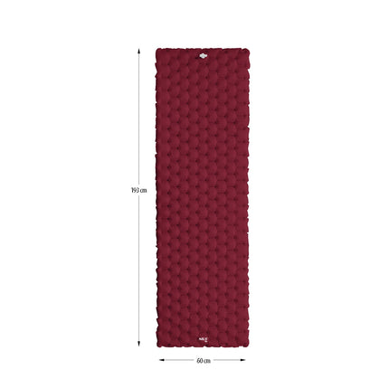 Covoraș pentru turism Burgundy, ușor, compact, durabil