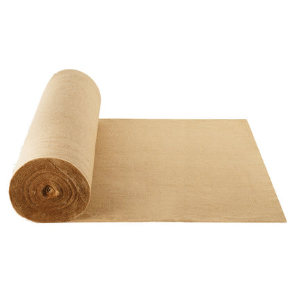 Burlap Fabric Roll, 40 in x 300 ft, 250 g/m², Natural
