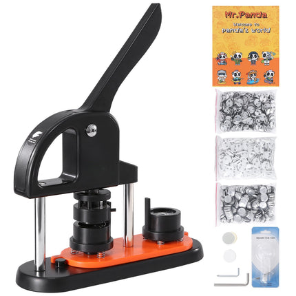 Button Maker Machine 25mm, 500 Parts Kit, Circle Cutter